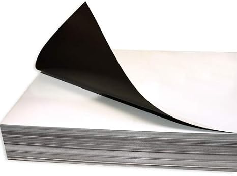 100 Sheets of Glossy Inkjet Printable Magnetic Paper 8.5" x 11"