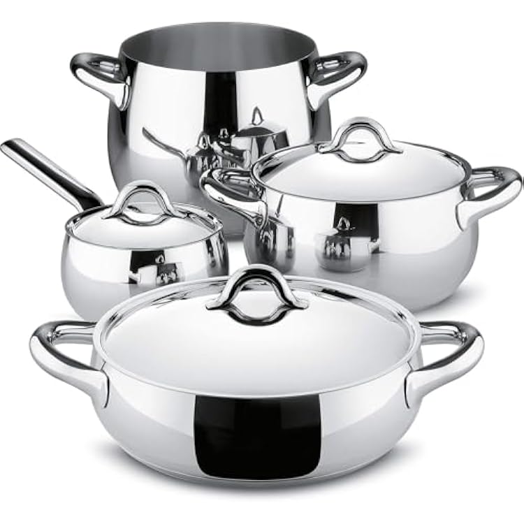 Alessi SG100S7 Mami 7 Piece Kitchen Set, Silver
