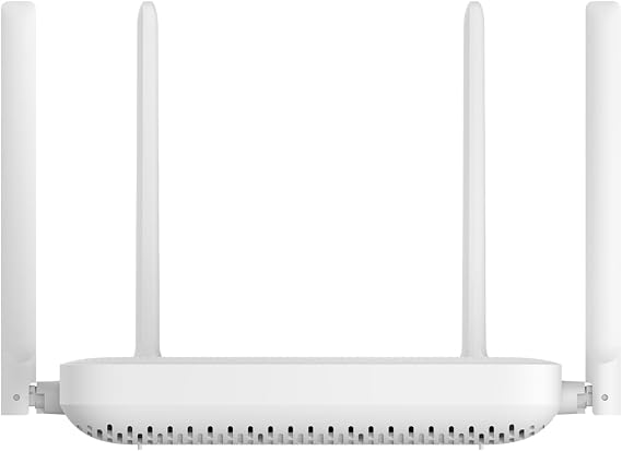 Xiaomi AX1500 Wi-Fi 6 Router, Dual Band Gigabit, 1501Mbps Speed, Mesh Compatible, 4 Adaptive Ports, OFDMA, WPA3 Security