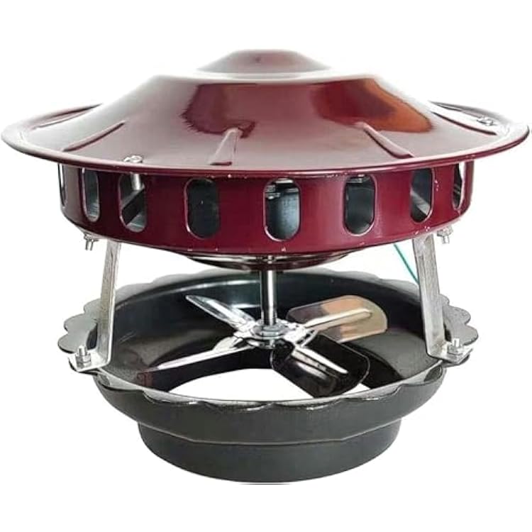 Chimney Fan Chimney Smoke Evacuator, Fireplace Exhaust Fan Flue Fan Chimney Draft Inducer Chimney Exhaust Fan for Fireplace,80W