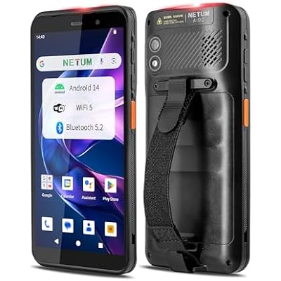 NETUM Android 14 Handheld Barcode Scanner Mobile Computer, Q900 with Honeywell HS7 Engine, 1D2D Scanning, 5.99 HD Touchscreen, Wi-Fi & 4G LTE Ideal for Warehousing, Logistics & Asset Tracking