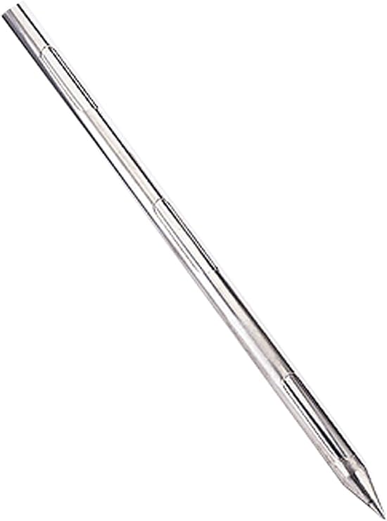 Grain Probe Sampler Powder Sampler Stainless Steel Solid Sample 3/4 Slot Sampler Probe Thief Sampler Cement Fertilizer Sampler Solid Sampling Probe(Size:25mm*L0.5m/1.6ft)