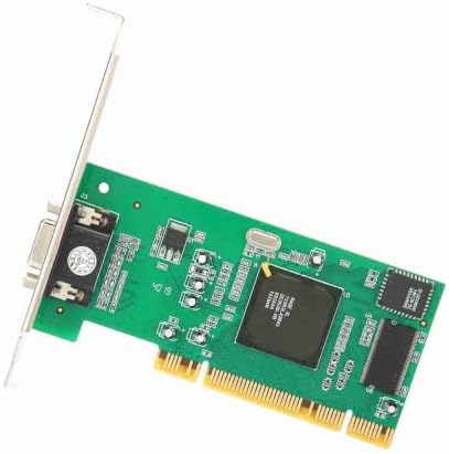 Tbest 8MB Graphics Card,Graphics Card VGA PCI 8MB 32Bit Desktop Computer Accessories Multi Display for Rage XL
