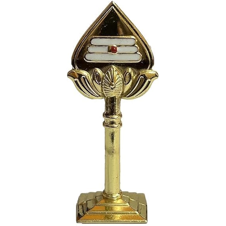 Gold Murugan Vel IdolFigurine for Car Dash Board Pooja Room and Office TableDivine Symbol of Lord MuruganBrings Blessings and Prosperity