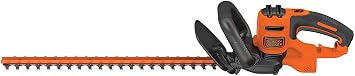BLACKDECKER 22 Electric Hedge Trimmer, Lightweight 4.0 Amp Corded Dual Action Shrub Trimmer, Full Wraparound Handle, High Output Low Vibration BEHT350FF