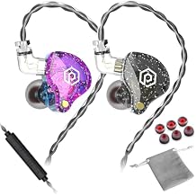 POPCORN Bass X8 Pro in Ear Monitors Headphones Gaming Earbuds Headphones Stereo with Microphone (Purple)