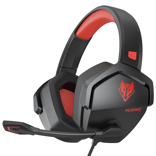 NUBWO N16 Gaming Headset for Xbox Red
