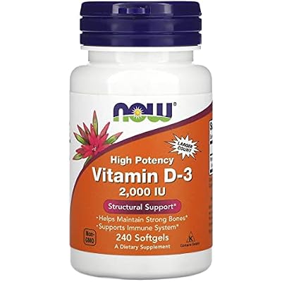 Now Foods - Vitamin D-3 2000 IU 240 softgels