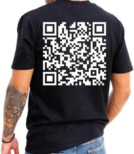 Fuck You QR Code Shirts, Fuck You QR Shirt, Custom Funny QR Code Shirt for Men and Women, Custom QR Code Shirts, Fu QR Code T-Shirts, Humor Shirt for Adult, Inappropriate Shirts White