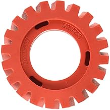 Dynabrade (92255) Nitro SeriesTM 4" (102 mm) Diameter x 1.25" (32 mm) Wide RED-TRED Eraser Wheel | Wheel Accessory For Use with NitroZip (NZ1) Surface Conditioning/Decal Removal Tool