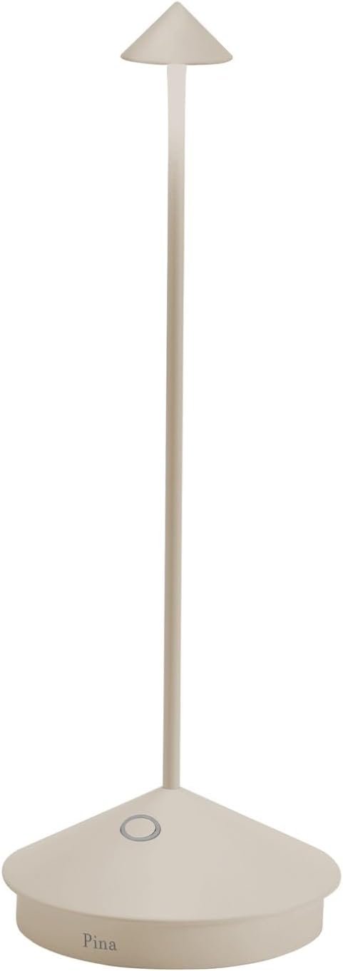 Zafferano, Pina Pro, Rechargeable Cordless Lamp, Sand
