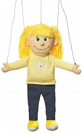 Silly Puppets Katie Peach Girl Marionette String Puppet