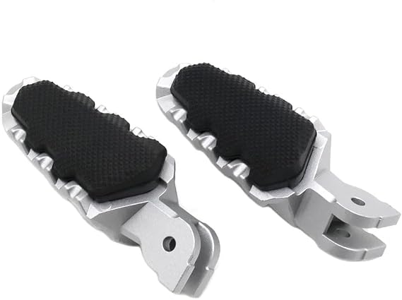 Adjustable Foot pegs Motorcycle Front Footrest Foot Rests for for Hypermotard 821 for Multistrada MTS 950 1260 1200 Footpegs Pedals with Rubber Cover