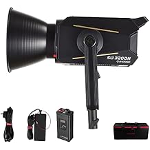 IFOOTAGE SL 320DN Video Light,320W COB LED Light for Studio,Like Daylight,8 Lighting Effects,CRI 98,TLCI 99,56000Lux @1M,Bluetooth App/Button Control,AC Power Adapter,TM-30 Rf97 Rg100