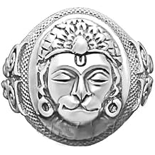 Hanuman Ring in Pure Silver