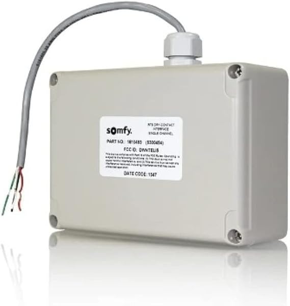 Somfy RTS Transmitter with Dry Contact Inputs, 1-Channel (1810493)