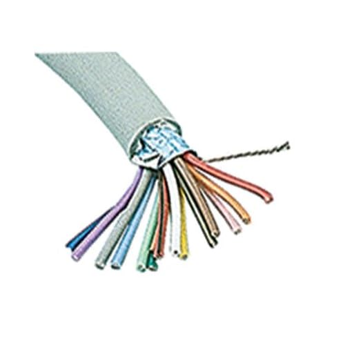 Jameco Valuepro SC9-25 Multi-Conductor Cable, Round, 9 Conductor, 25 Length, Gray