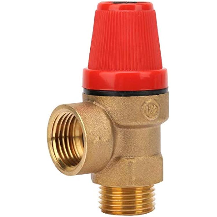 Brass Safety Valve G12 DN15 Thread Spring Hanging Furnace Safety Valve Premium Brass Valve 6Bar DN15 Hanging Furnace