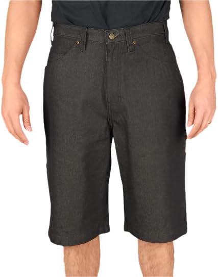 Black Denim Carpenter Shorts by Ben Davis Co