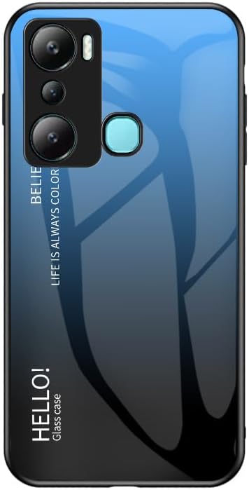 Compatible with Samsung Galaxy M21 M215F  M30s M307FN Case,3-Layer Combination PC Glass Back PanelTPU Silicone Anti-Drop Phone Case Cover LB