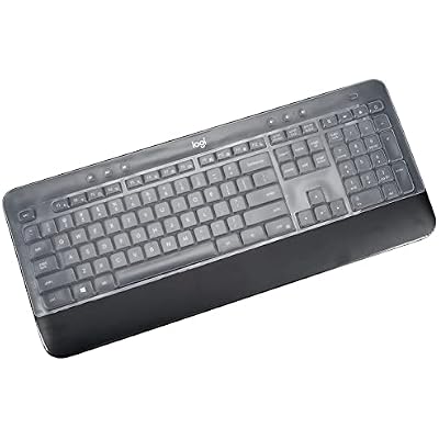 Keyboard Cover for Logitech MK540 Wireless Keyboard, Logitech MK540 Keyboard Skin Protector - Clear