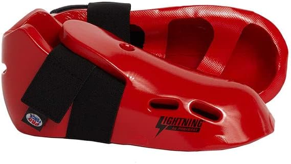 ProForce Ultra Lightning Kicks Sparring Shoes/Footgear - Red - Size 5-6 | Child Large
