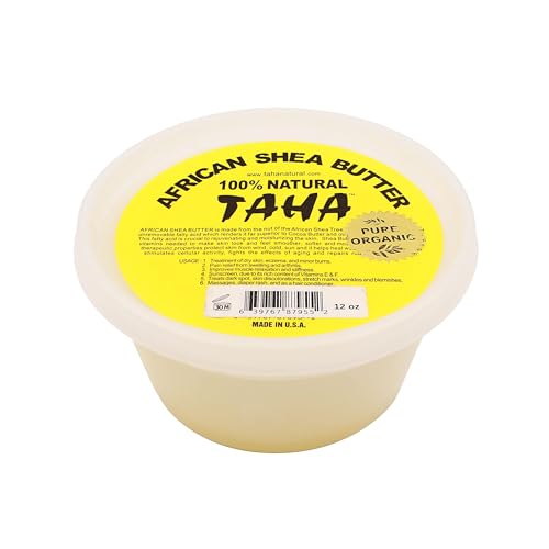 Taha Solid Ivory Shea Butter, Ivory Variety, 12 Oz Pack of 1