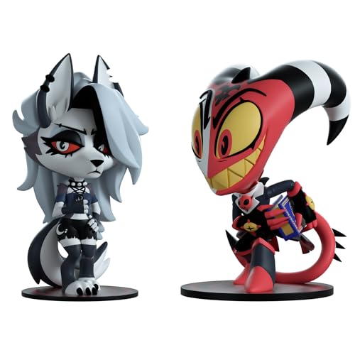 Youtooz Loona and Blitzo Vinyl Collectible, Loona and Blitzo from The Helluva Boss Collection, The Helluva Boss Vinyl Collection
