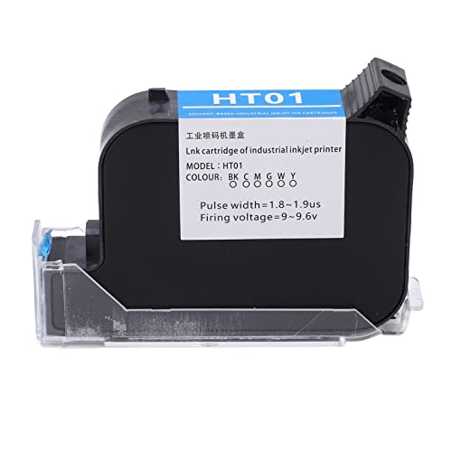 42ML Handheld Printer Ink Cartridge Rapid Drying Inkjet Printer Cartridge Replacement 12.7mm Handheld Original Ink Cartridge Handheld Inkjet Printer Black