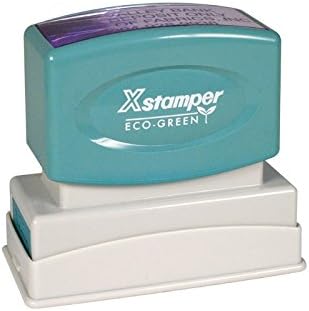 Xstamper Pre-Inked Custom Stamp N13 9/16" x 2"