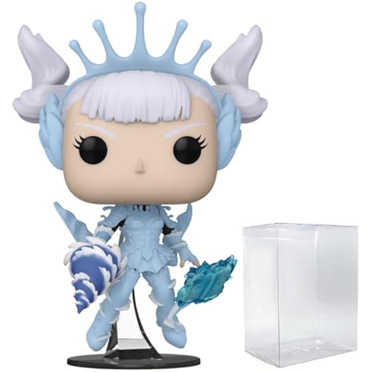 POP Anime: Black Clover - Noelle Valkyrie Armor Funko Vinyl Figure Bundled with Compatible Box Protector Case, Multicolor, 3.75 inches
