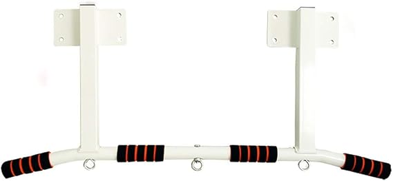 Wall Mounted Pull Up Bar Multi-Grip Upper Body Workout Bar Joist Mounted, Strength Training Fitness Equipment Chin-Up Frame Child Exercise Workout Equipment Supports 600lbs Doorway Exercise Bar