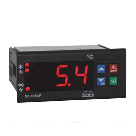 Subzero SZ 7524-P Temperature Controller for Deep Freezers, Display Cabinet, Pastry Cabinet, Chiller Controller by Instrukart