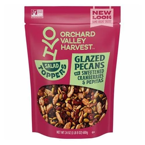 Salad Toppers, Glazed Pecans, 24 Ounce