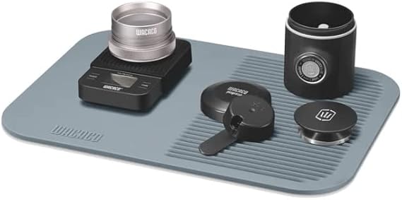 Wacaco Çok Amaçlı Büyük Boy Silikon Mat Minipresso Nanopresso Picopresso Kurutma ve Hazırlık Matı