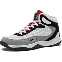 AND1 Pulse 3.0 Basketball Shoes for Men, Indoor or Outdoor, Street or Court Basketball Sneakers Men - Black, Red, or White Size 7 to 15