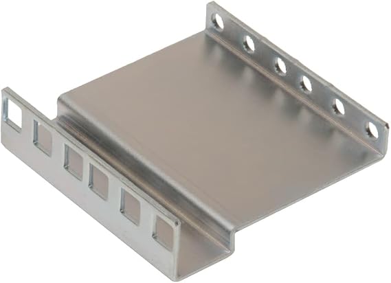 RackSolutions 2U Adapter Bracket, 4 Bends, 3.50 in Depth, Universal Rack Compatibility, No Hardware