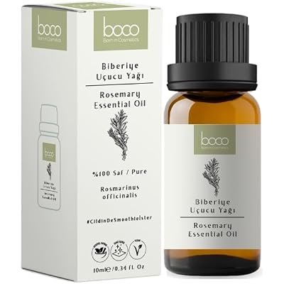 Rosemary Essential Oil, Aromatherapy, Incense Holder, Diffuser, Massage, Fragrance, Sleep, Essential Oil for Bath, Spa, Skin and Hair Care 10 mlRosmarinus officinalis
