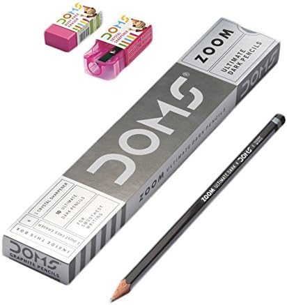 DOMS Zoom Ultimate Dark Pencils (Set of 10)