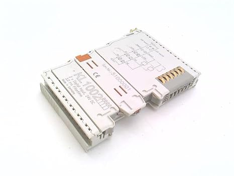 BECKHOFF KL1002 24 VDC, 2-Channel Digital Input, 4-Wire System, Bus Terminal, Filter 3.0 MS, IP20
