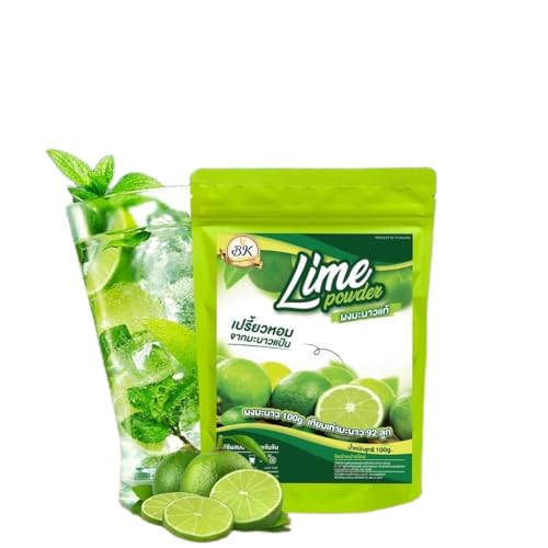 Lime powder for bakery and drink 100g