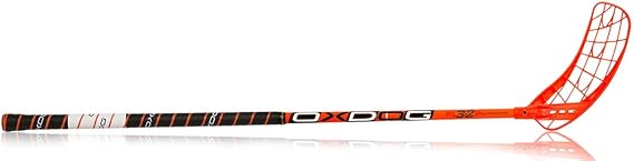 Oxdog Fusion 32 Floorball Stick, Orange, 96cm, Left Hand