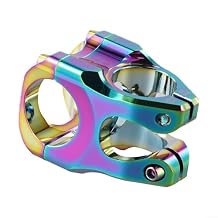 DH AMEnduro Mountain for Bike Stem 35mm Short for CNC Aluminum Alloy Handlebar Stem for 31.8mm Handlebars, Lightweight Hollow Design, for Easy Install, Compatible with 28.6mm Forks(Colorful)