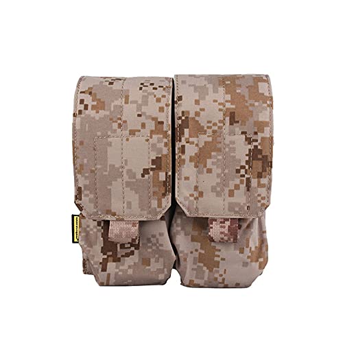 Emersongear LBT Style M4 Double Magazine Pouch,Molle 5.56 Mag Pouch for Vest Duty Belt