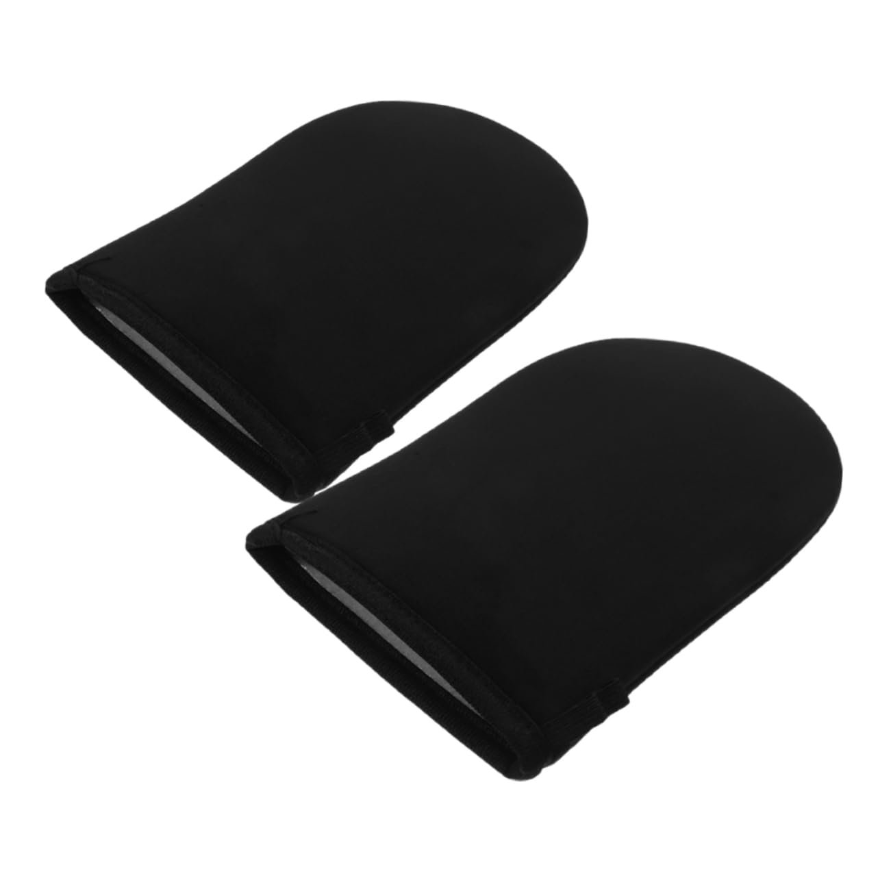Didiseaon 1pair Self Tanning Glove Applicator for Even Lotion Application Soft Material for Body Fabric Self Use Reduces Product Waste Black Design
