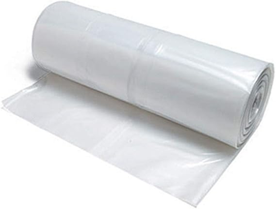 Greenhouse Film 6 Mil UV Treated Standard Clear Polyethylene Film (12' x 25')