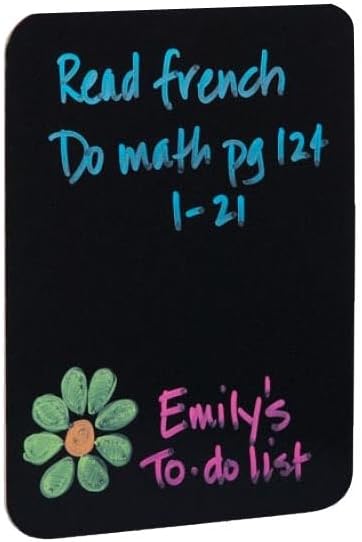 Flipside Black Dry Erase Boards, 9" x 12"