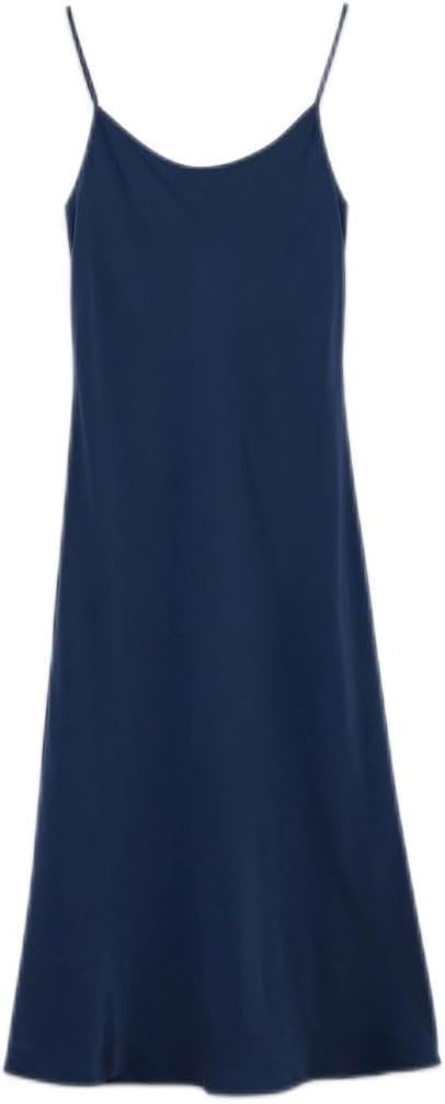 The Sleep Code Washable Silk Midi Slip Dress