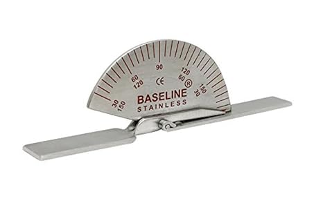 Baseline 12-1015 Finger Goniometer, Metal, Small, 3.5"