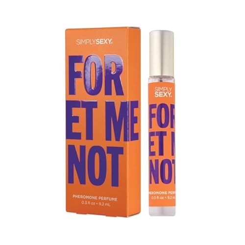 SIMPLY SEXY Affirmations Forget Me Not Pheromone Perfume - Warm Spiced Woody Fragrance with Notes of Natural Orange, Lemon, Coconut, and Pear - Body Spray Eau de Parfum for Women - 0.3 fl oz